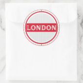 London City Pride Emblem – English Identity Ronde Sticker (Tas)