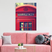  London City Red Public Telefoon Booth Canvas Afdruk (Insitu (Woonkamer))