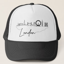 London City Skyline Trucker Pet