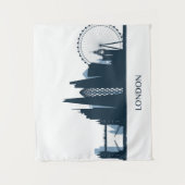 London City Skyline Wandkleed (Voorkant)