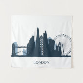 London City Skyline Wandkleed (Voorkant (horizontaal))