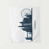 London City Skyline Wandkleed (Voorkant)