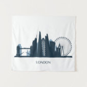 London City Skyline Wandkleed (Voorkant (horizontaal))