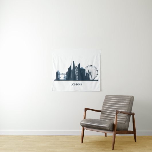London City Skyline Wandkleed (In Situ (horizontaal))