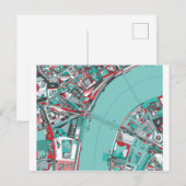London City Structure Map Briefkaart (Voorkant / Achterkant)