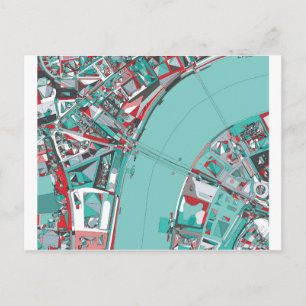 London City Structure Map Briefkaart