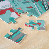 London City Structure Map Legpuzzel (Zijkant)