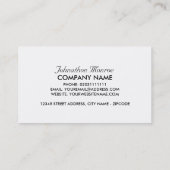 London City Taxi Service Visitekaartje (Achterkant)