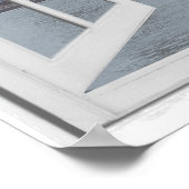 London City Uitzicht Fake Window Poster (Hoek)