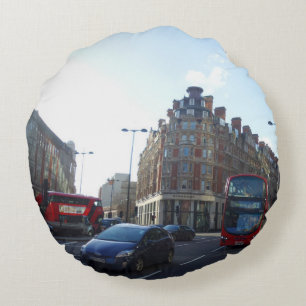 London City Uitzicht Round Pillow Rond Kussen