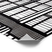 London Cityscape Black en White Poster (Hoek)