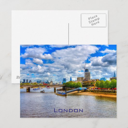 London Cityscape Briefkaart (Voorkant / Achterkant)