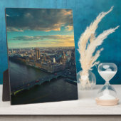 London Cityscape met Sunset Fotoplaat (Zijkant)