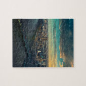 London Cityscape met Sunset Legpuzzel (Horizontaal)