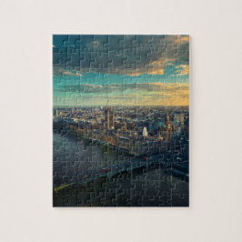 London Cityscape met Sunset Legpuzzel