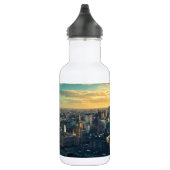 London Cityscape met Sunset Waterfles (Rechts)