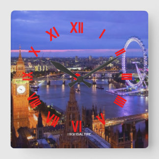 London clock vierkante klok