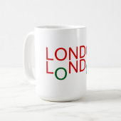 London Coffee Mok (Voorkant links)