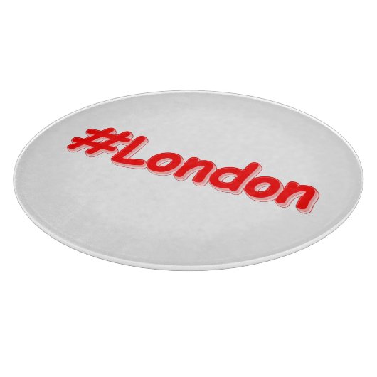 "#London" Cute Design. Bestel nu Snijplank (Hoek)