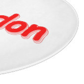"#London" Cute Design. Bestel nu Snijplank (Hoek)