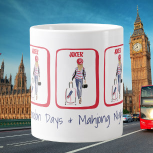 London Dagen & Mahjong Nachten / Mahjong Cadeau Grote Koffiekop