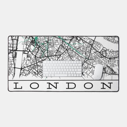London Desk Pad Mapped (Keyboard & Muis)
