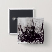London Dock Strike, 1889 2 Vierkante Button 5,1 Cm (Voorkant /achterkant)
