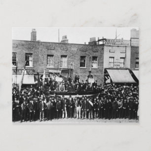 London Dock Strike, 1889 Briefkaart