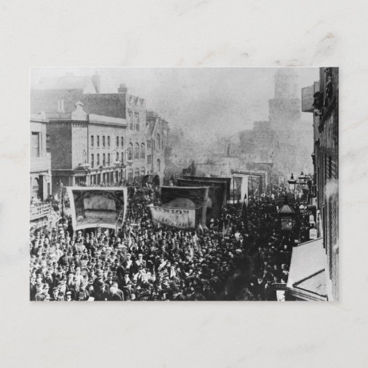 London Dock Strike, 1889 Briefkaart (Voorkant)