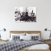 London Dock Strike, 1889 Canvas Afdruk (Insitu (Slaapkamer))