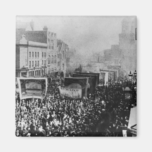 London Dock Strike, 1889 Magneet (Voorkant)