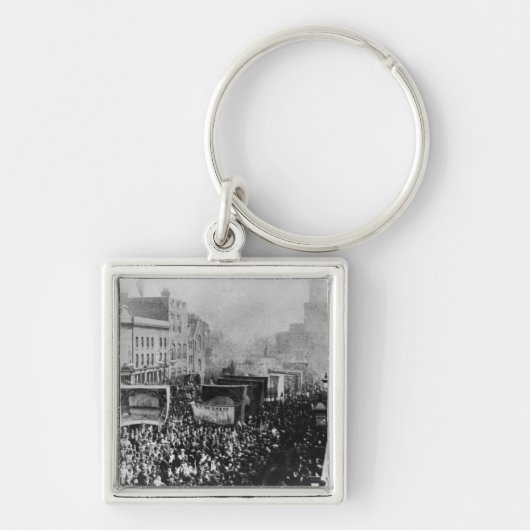 London Dock Strike, 1889 Sleutelhanger (Voorkant)