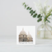 London Domes City England Fototoerisme Vierkante Visitekaartje (Staand voorkant)