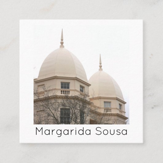 London Domes City England Fototoerisme Vierkante Visitekaartje (Voorkant)