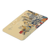 London Doodle Scene Magneet (Linkerzijde)