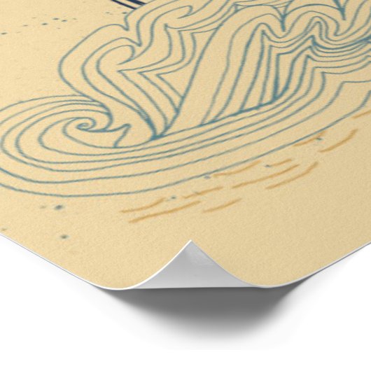 London Doodle Scene Poster (Hoek)