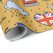 London Doodles Cadeaupapier (Rol Hoek)