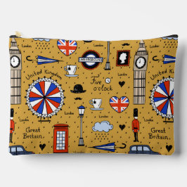 London Doodles Cosmetische Tas