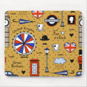 London Doodles Muismat (Voorkant)