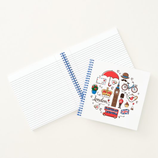 London Doodles Notitieboek (Binnen)