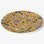 London Doodles Papieren Bordje (Gekanteld)