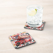 London Double Deck Bus Bier Onderzetter (Rechterzijde)