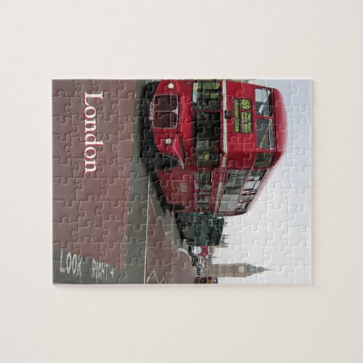 London Double-decker Bus Legpuzzel (Horizontaal)