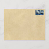 London Double-decker Bus Personalized Briefkaart (Achterkant)