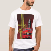 London Double Decker Bus T-Shirt (Voorkant)