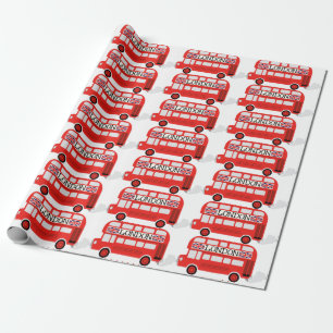 London Double Decker Cadeaupapier