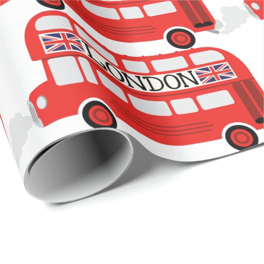 London Double Decker Cadeaupapier (Rol Hoek)