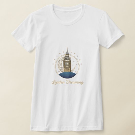 London Dreaming T-Shirt - Elegant Big Ben (Laagn)