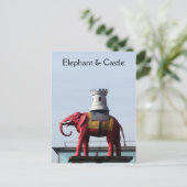 London Elephant & Castle Briefkaart (Staand voorkant)