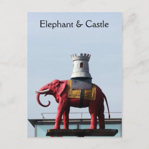 London Elephant & Castle Briefkaart